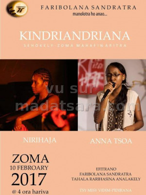 Kindriandriana - Faribolana Sandratra‍ - Tahala Rarihasina Analakely‍