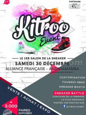 Kitroo event - Salon de la sneaker - AFT - Alliance Française d'Antananarivo‍