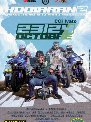 Kodiarana2 - premier festival de la moto à Madagascar - CCI -  Centre de Conférence Internationale Ivato‍