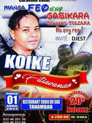 Koike manga feon'ny gasikara Croix Du Sud Tuléar