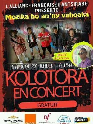 Kolotora en concert AF - Alliance Française d'Antsirabe