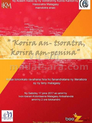 Korira an-tsoratra korira am-penina - IKM Ivon-toeran'ny Kolontsaina Malagasy‍