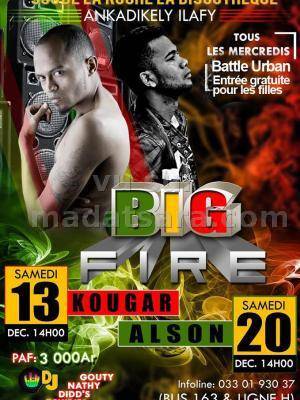 Kougar et Alson Big Fire au Suc de la Ruche La Discothèque Ankadikely Ilafy