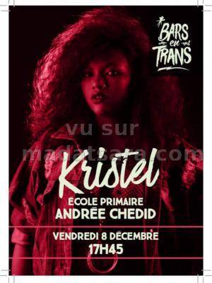 Kristel en concert ecole primaire Andre Chedid