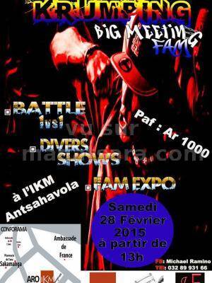 Krumping Big Meetim Famg présentée par la Compagnie ULTIME FORCE au IKM Antsahavola