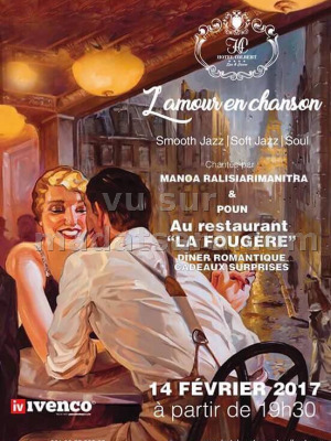 L'amour en chanson au restaurant La Fougère Manoa‍ & Poun‍