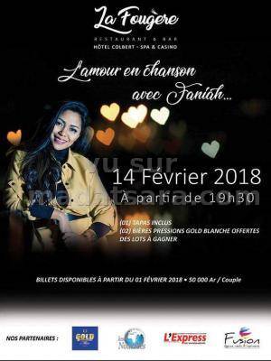 L'amour en chanson avec Faniah Restaurant La Fougère