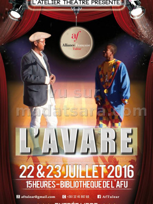 L'Avare - Théâtre - Bibiothèque de l'Alliance Française de Tuléar