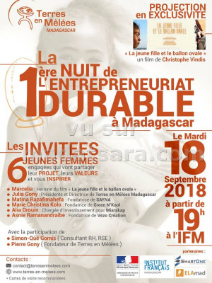 La 1ère nuit de l'entrepreunariat durable à Madagascar - IFM - Institut Français de Madagascar‍