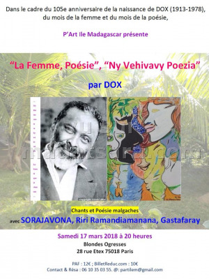 "La femme poésie" par Dox - Blondes Ogresses Montmartre Paris‍