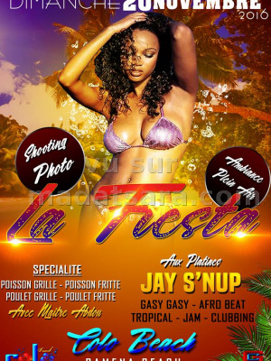 La Fiesta au Colo Beach Ramena‍ avec Jay S'Nup‍