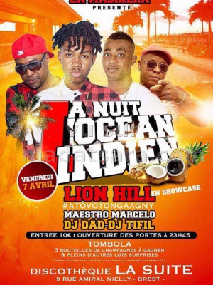 La nuit de l'Océan Indien - Discothèque La Suite Brest