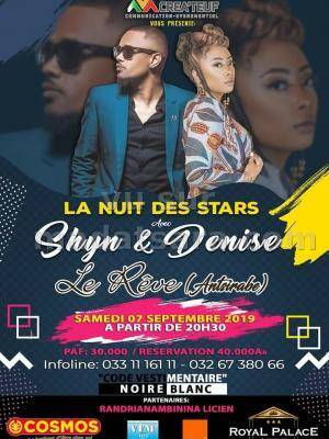 La nuit des stars - Shyn & Denise Le Rêve Antsirabe