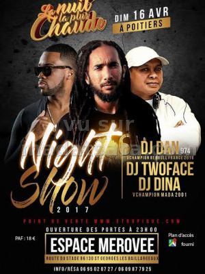 La nuit la plus chaude - Espace Merovee Saint Georges Les Baillargeaux‍ avec Dj Dina‍