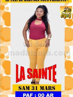 La'Sainte en showcase taxi be Majunga Be