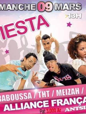 La Fiesta avec Raboussa, THT, Meizah et Alson à l'Alliance Française d'Antsirabe