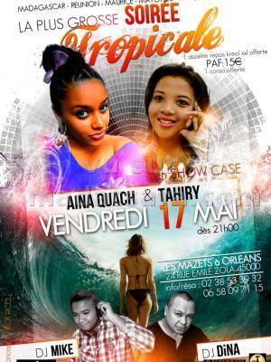 Avec Aina Quach, Tahiry
Dj Dina, D Mike
1 assiette repas Kreol offerte
Quelques de vidéos de Ain