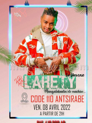 Lahety‍ en show case  Code 110‍