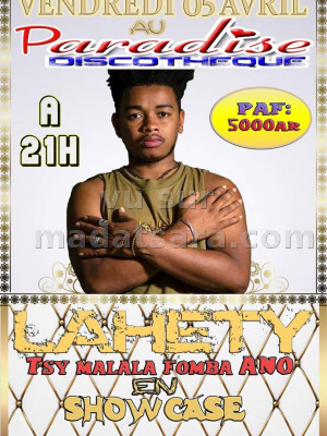 Lahety‍ en show case Paradise Club Tamatave‍