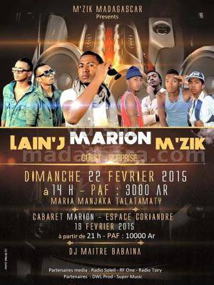 Lain'J, Marion, M'Zik en concert au Maria Manjaka Fianarantsoa