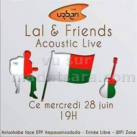 Lal & Friends acoustic live au Urban Café Antsahabe‍