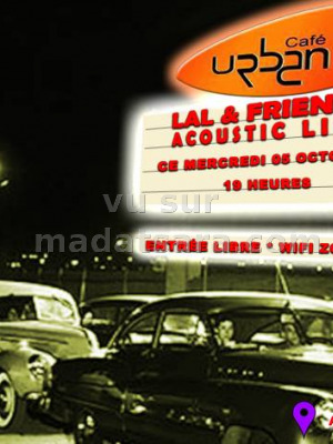 Lal & Friends‍ acoustic live au Urban Café Antsahabe Antananarivo‍