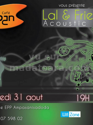 Lal & Friends acoustic live au Urban Café Antsahabe