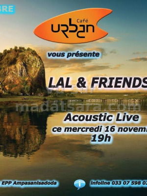 Lal & Friends‍ acoustic live au Urban Café Antsahabe‍