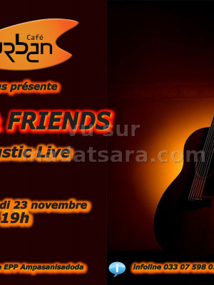 Lal & Friends‍ acoustic live au Urban Café Antsahabe‍