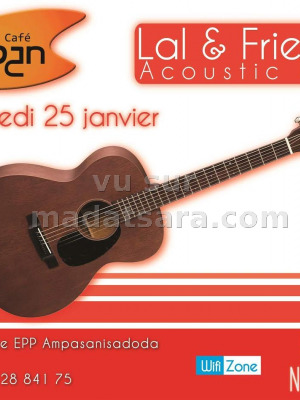 Lal & Friends‍ acoustic live au Urban Café Antsahabe‍