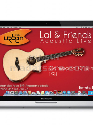 Lal & Friends‍ acoustic live au Urban Café Antsahabe‍