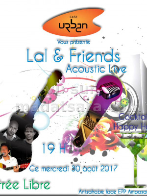 Lal & Friends‍ acoustic live au Urban Café Antsahabe‍