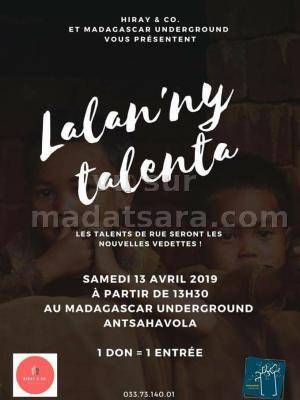 Lalan'ny talenta Madagascar Underground Antsahavola