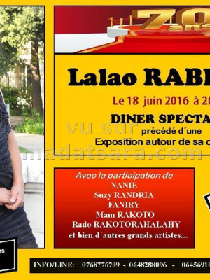 Lalao Rabeson - diner spectacle Aero Events