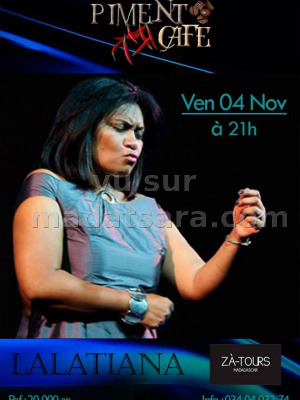 Lalatiana‍ en concert au Piment Café Behoririka‍