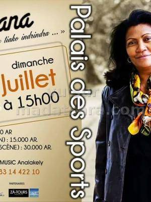 Lalatiana en concert Palais des Sports Mahamasina