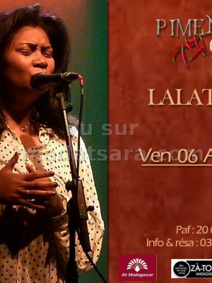 Lalatiana‍ en concert Piment Café Behoririka‍