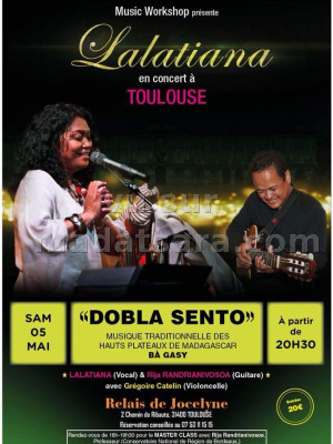 Lalatiana‍ en concert Relais de Jocelyne Toulouse