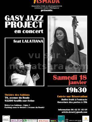 Lalatiana & Gasy Jazz Project - Theatre Des Sablons Neuilly Sur Seine