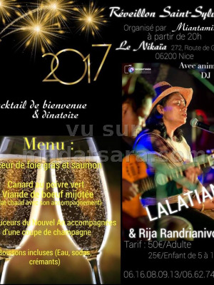 Lalatiana‍ & Rija Randrianivosoa - Réveillon Saint-Sylvestre Brasserie Nikaia Nice‍