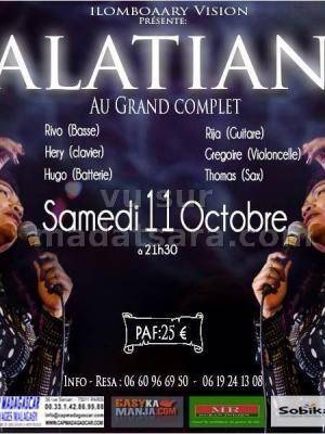 Lalatiana au grand complet en concert au MAS Paris