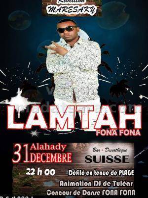 Lamtah réveillon maresaky 2018 Bar Discothèque Suisse