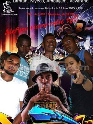 Lamtah, Myéco, Ambaljam et Vavarano en concert au Tranompokonolona Betroka