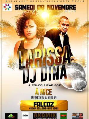 Larissa et Dj Dina à Nice Falcoz