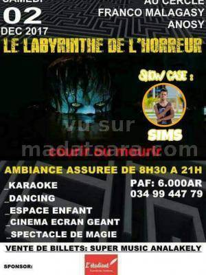 Le labyrinthe de l'horreur au CFM - Cercle Franco-Malgache
