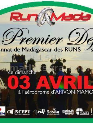 Le premier défi Championnat de Madagascar des RUNS sur 400m - Run Mada à l'aérodrome d'Arivonimamo