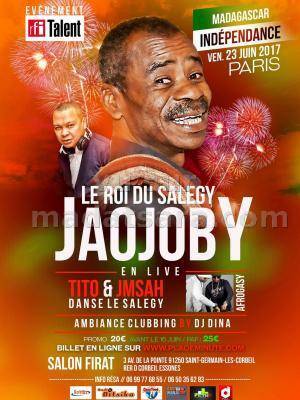 Le roi du salegy Jaojoby & Dj Dina en concert Salon Firat Saint-Germain Les Corbeil