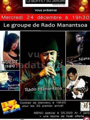 Le groupe de Rado Manantsoa au Buffet du Jardin