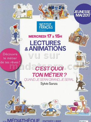 Lectures & animations c'est quoi ton métier - IFM - Institut Français de Madagascar‍