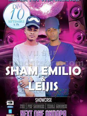 Leijis & Sham Emilio en show case Next One Andapa
